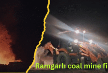 illegal coal mine fire Jharkhand