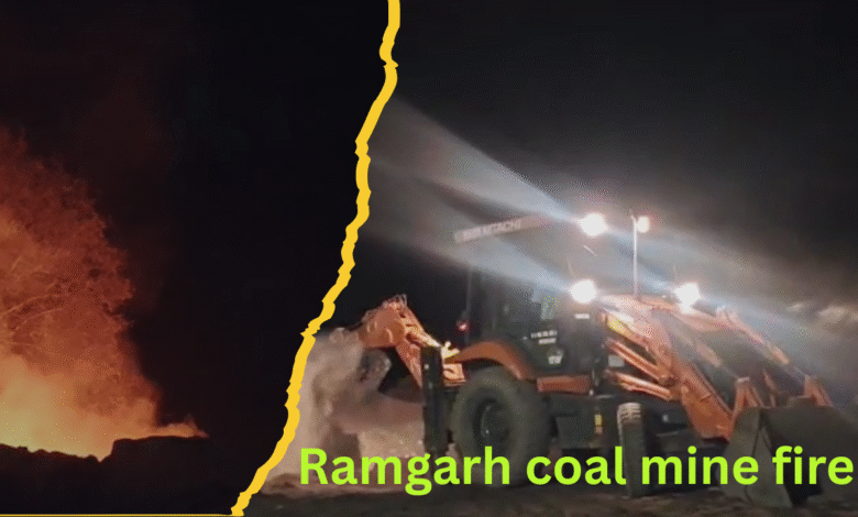 illegal coal mine fire Jharkhand